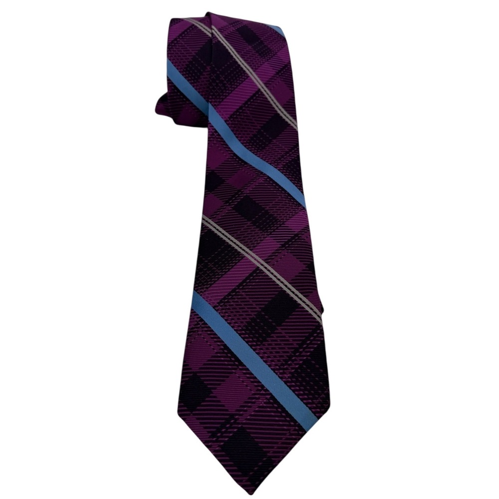 Robert Talbott Best of Class Nordstrom Multicolored Plaid Sz 3.5x59 (TD17)